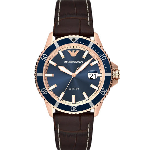 Emporio Armani Diver Blue Dial Men 42mm AR11556