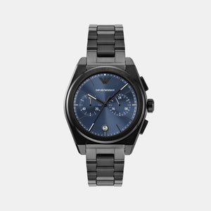 Federico Men Quartz Grey Dial Chronograph Stainless Steel Watch AR11561