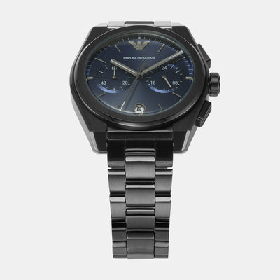 Federico Men Quartz Grey Dial Chronograph Stainless Steel Watch AR11561