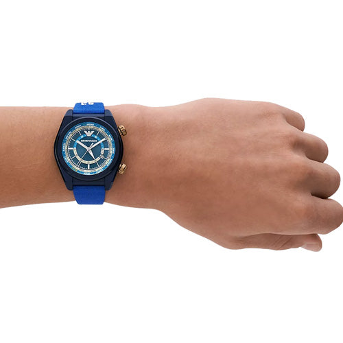 Emporio Armani Federica Blue Dial Men 43mm AR11564