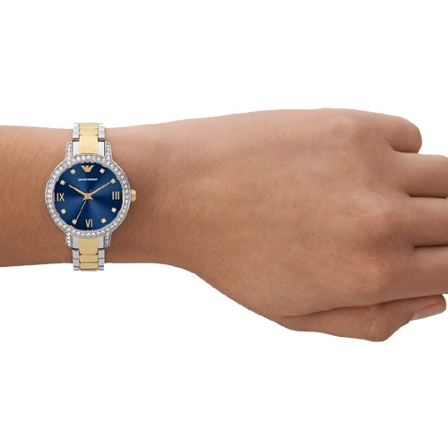 Emporio Armani Cleo Blue Dial Women 32mm AR11576