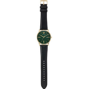Emporio Armani Minimalist Green Dial Men 42mm
