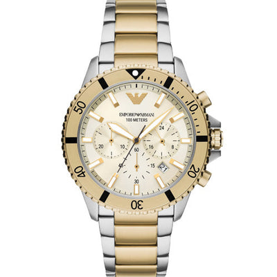 Emporio Armani Explorer Cream Dial Men 43.5mm AR11606