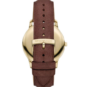 Emporio Armani Minimalist Beige Dial Men 42mm AR11610