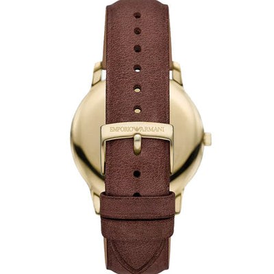 Emporio Armani Minimalist Beige Dial Men 42mm AR11610