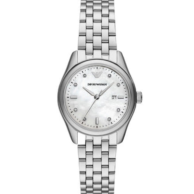 Emporio Armani Classic White Mother-Of-Pearl Dial Women 32mm AR11614
