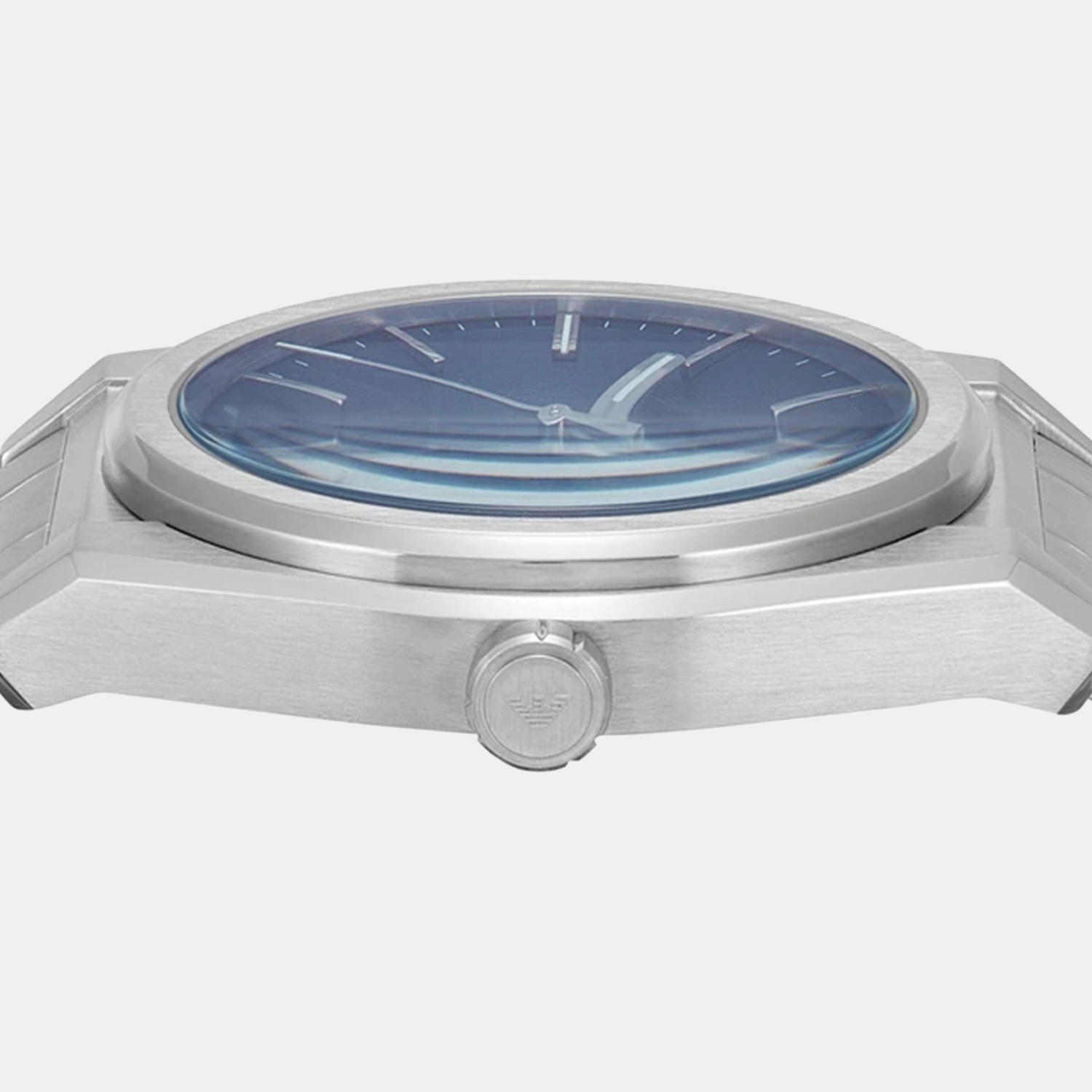 Federico Men Quartz Blue Dial Analog Stainless Steel Watch AR11620