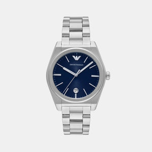 Federico Men Quartz Blue Dial Analog Stainless Steel Watch AR11620