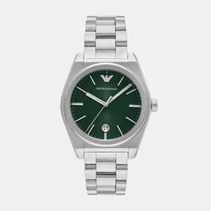 Federico Men Quartz Green Dial Analog Stainless Steel Watch AR11621