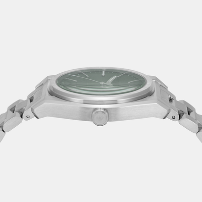 Federico Men Quartz Green Dial Analog Stainless Steel Watch AR11621