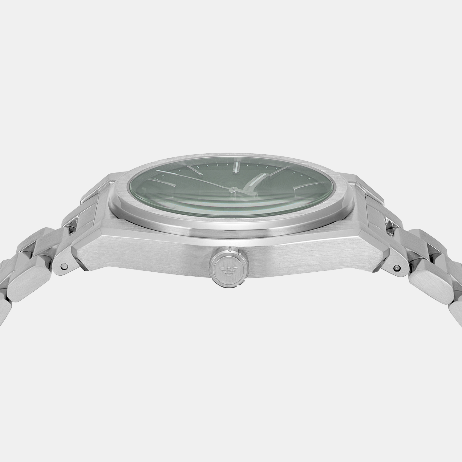 Federico Men Quartz Green Dial Analog Stainless Steel Watch AR11621