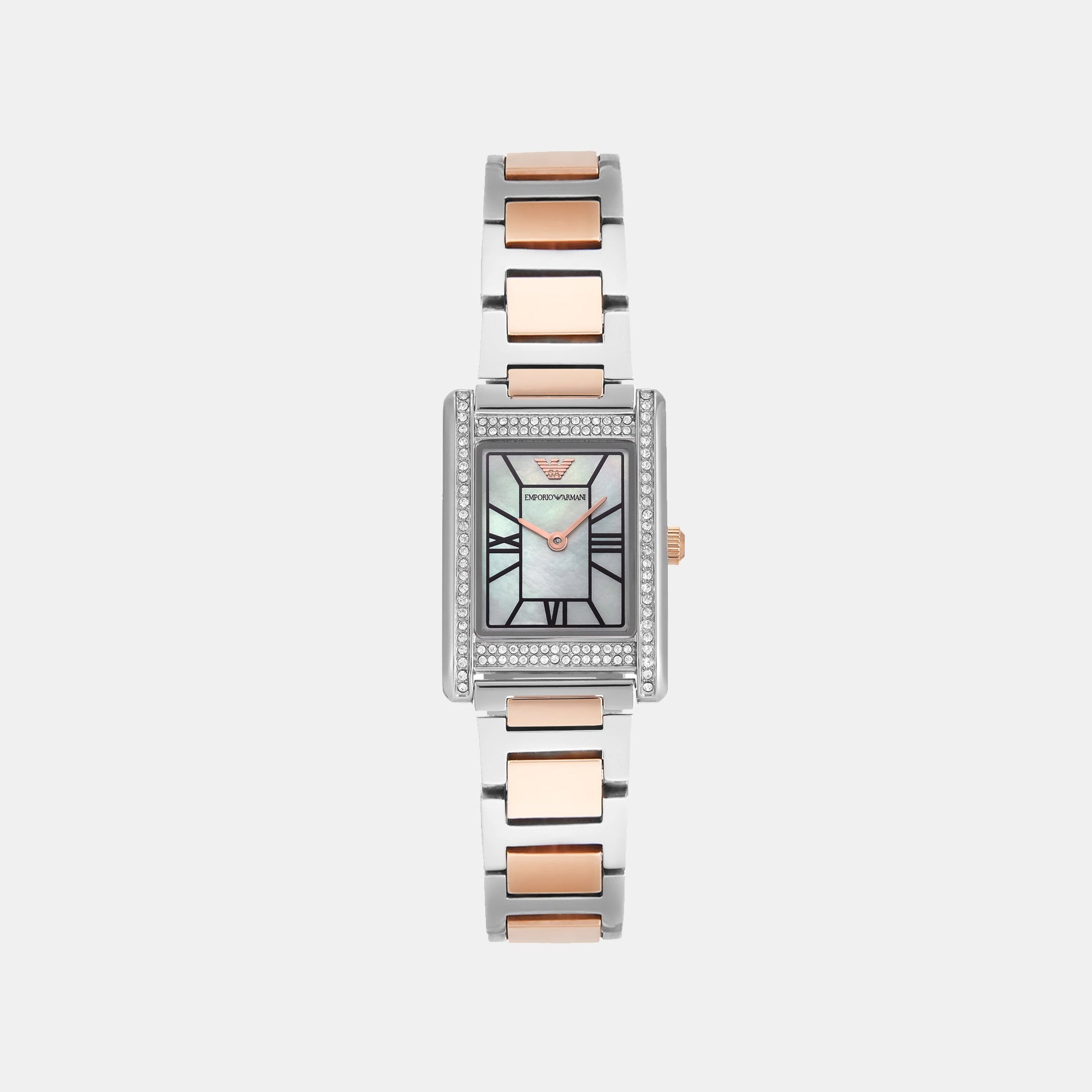 Genni Women Quartz Mother Of Pearl Dial Analog Stainless Steel Watch AR11626