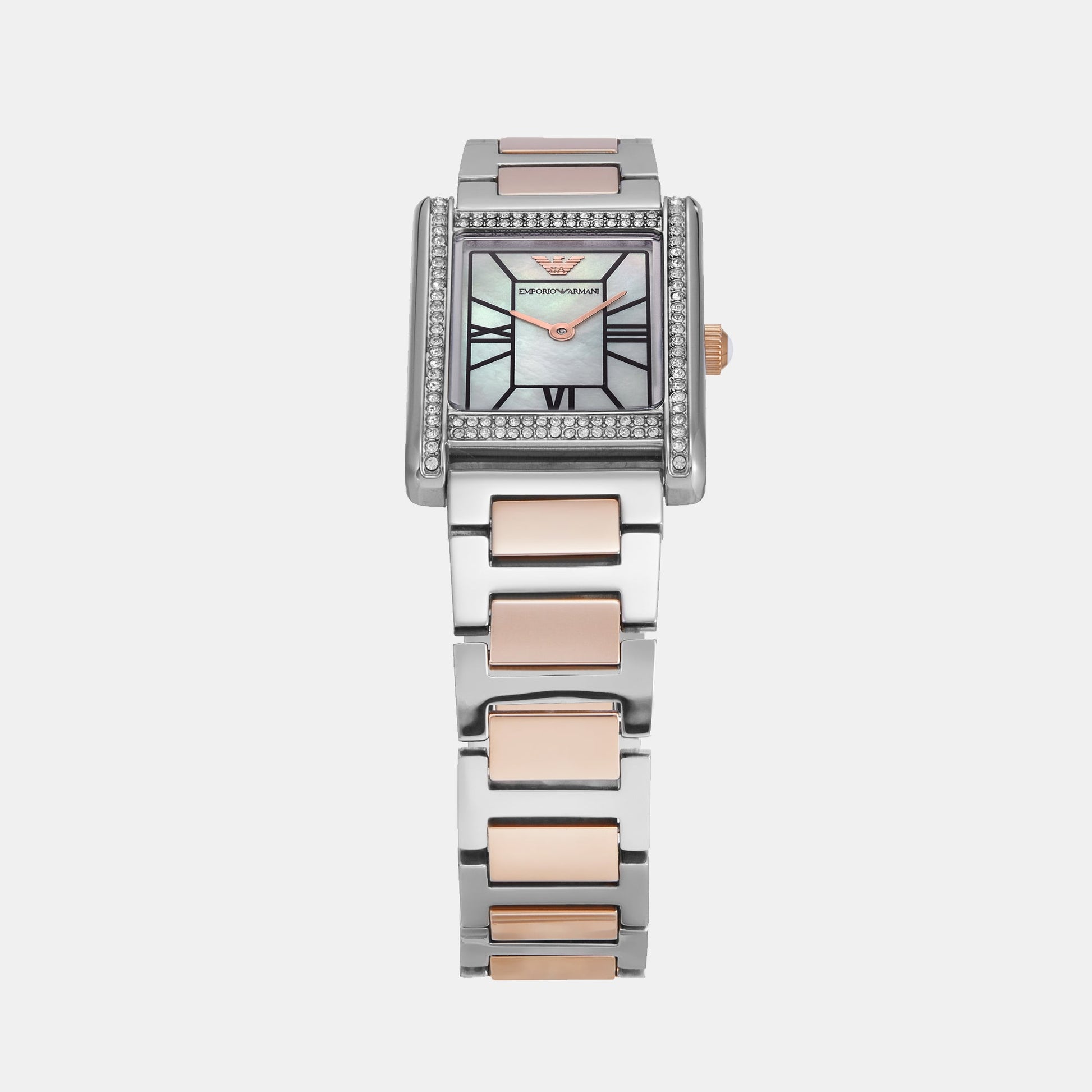 Genni Women Quartz Mother Of Pearl Dial Analog Stainless Steel Watch AR11626