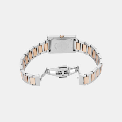 Genni Women Quartz Mother Of Pearl Dial Analog Stainless Steel Watch AR11626