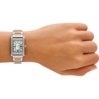 Emporio Armani Genni White Mother-Of-Pearl Dial Women 32mm AR11626