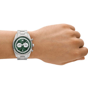 Emporio Armani Racer Green Dial Men 42mm AR11637