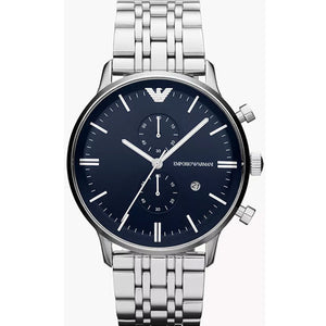 Emporio Armani Gianni Blue Dial Men 43mm AR1648