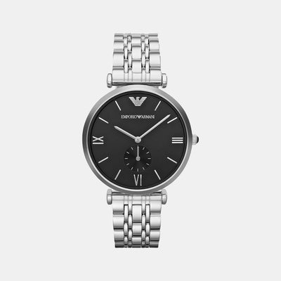 Gianni Women Quartz Black Dial Analog Stainless Steel Watch AR1676