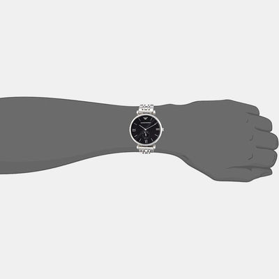 Gianni Women Quartz Black Dial Analog Stainless Steel Watch AR1676