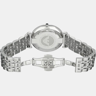 Gianni Women Quartz Black Dial Analog Stainless Steel Watch AR1676