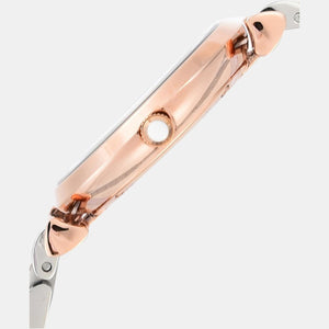 Gianni T-Bar Women Quartz Beige Dial Analog Stainless Steel Watch AR1840