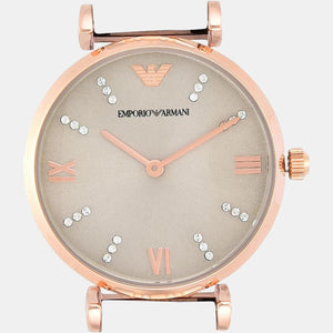 Gianni T-Bar Women Quartz Beige Dial Analog Stainless Steel Watch AR1840