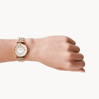 Emporio Armani Gianni T-Bar Off-White Dial Women 32mm