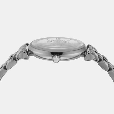 Gianni T-Bar Women Quartz Silver Dial Analog Stainless Steel Watch AR1925