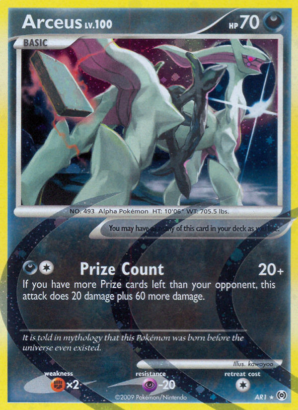 Arceus - AR1 - Rare