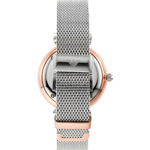 Emporio Armani Gianni T-Bar White Mother-Of-Pearl Dial Women 32mm AR2067