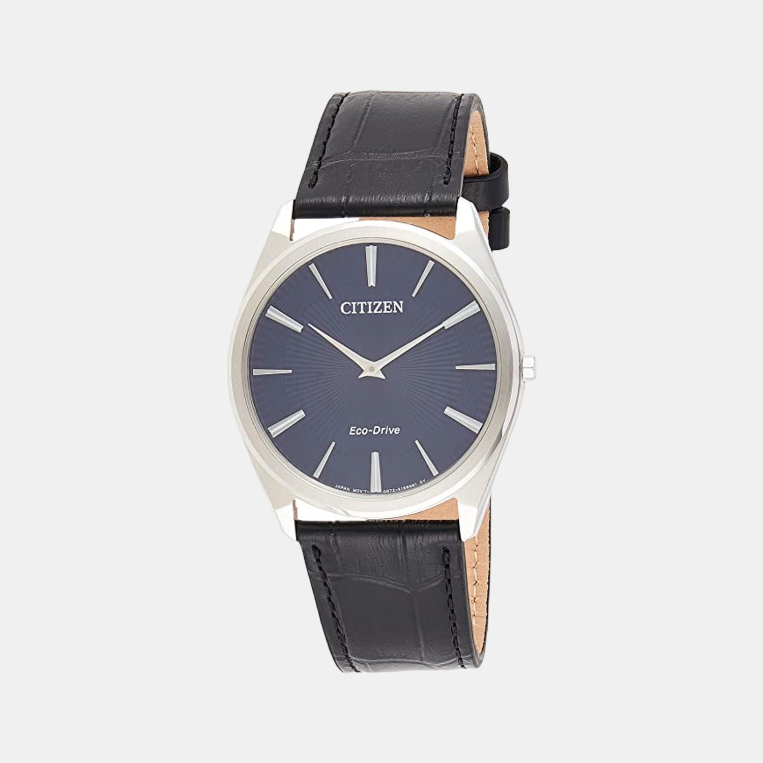 Eco-Drive Men Eco-Drive Blue Dial Analog Leather Watch AR3070-04L