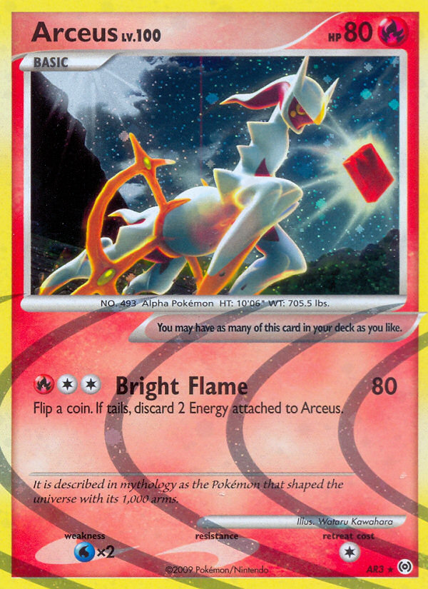 Arceus - AR3 - Rare