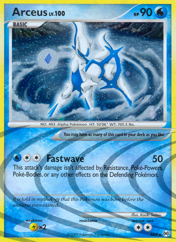 Arceus - AR4 - Rare