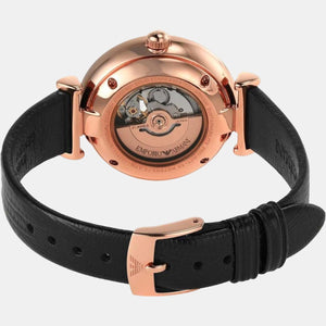 Gianni T-Bar Women Automatic White Dial Analog Leather Watch AR60047