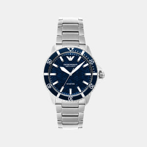 Helios (World Explorer) Men Automatic Blue Dial Analog Stainless Steel Watch AR60059