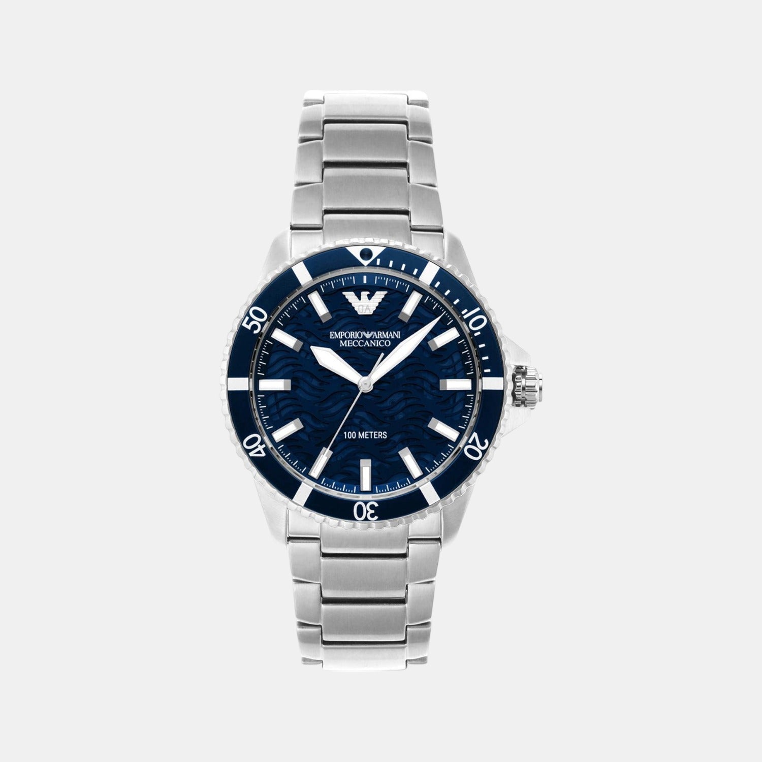 Helios (World Explorer) Men Automatic Blue Dial Analog Stainless Steel Watch AR60059