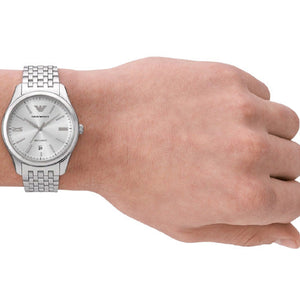 Emporio Armani Antonio Silver Dial Men 41mm AR60076