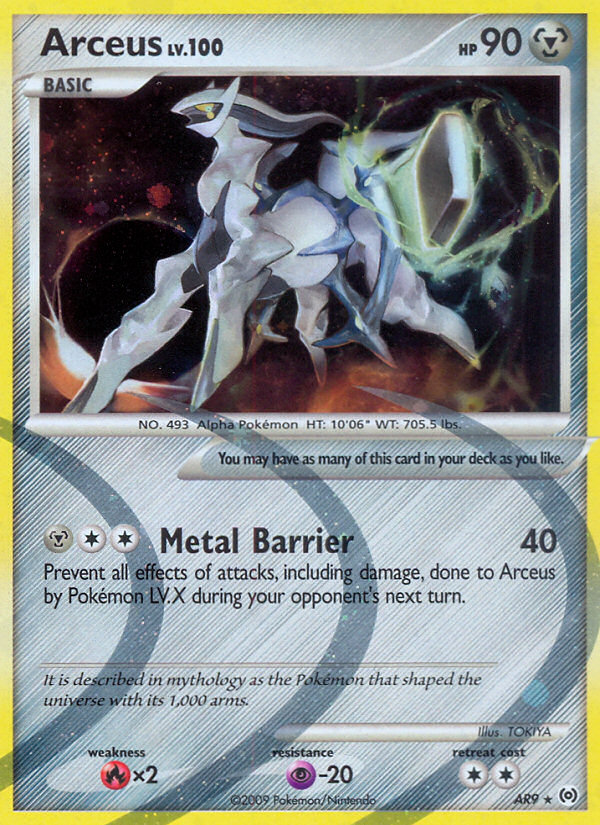 Arceus - AR9 - Rare