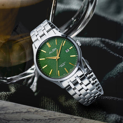 Alba Prestige Green Dial Men 41mm AS9R29X1