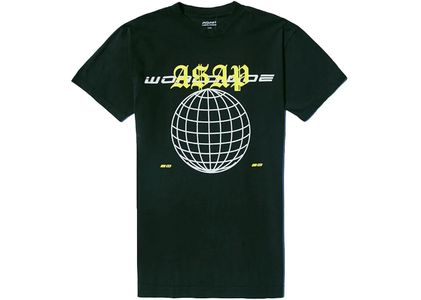 A$AP Worldwide Globe T-Shirt Black