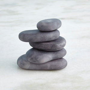 Alabaster River Rocks (Set of 5) by Ashley Childers