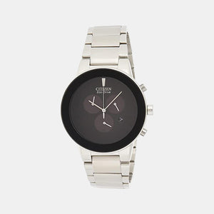 Axiom Men Quartz Black Dial Chronograph Stainless Steel Watch AT2240-51E
