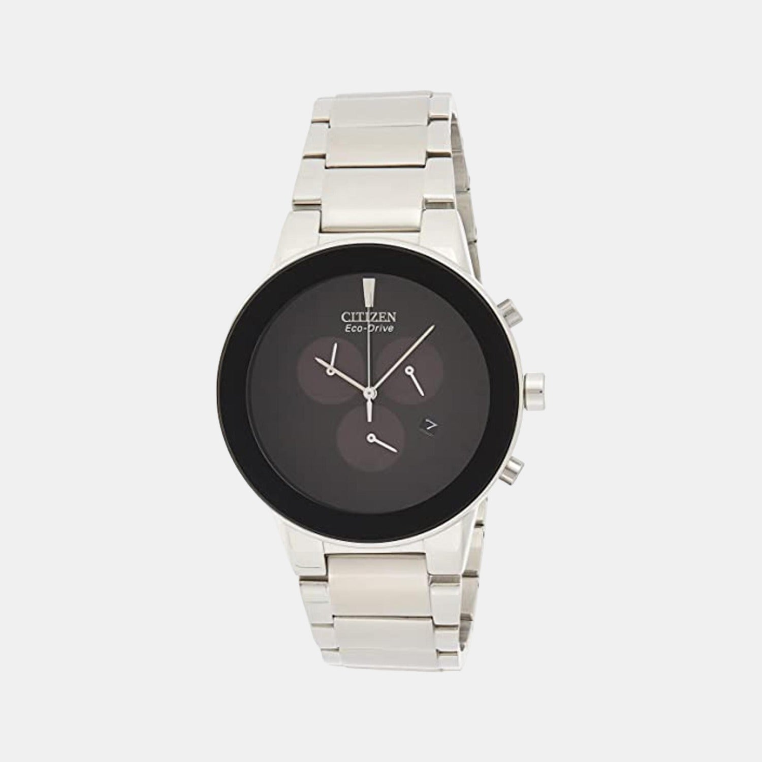 Axiom Men Quartz Black Dial Chronograph Stainless Steel Watch AT2240-51E