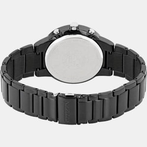 Axiom Men Quartz Black Dial Chronograph Stainless Steel Watch AT2245-57E