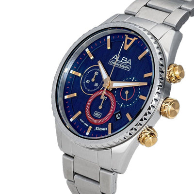 Alba Signa Blue Dial Men 43mm AT3H97X1