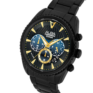 Alba Signa Black Dial Men 43mm AT3J09X1