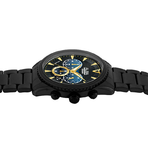 Alba Signa Black Dial Men 43mm AT3J09X1