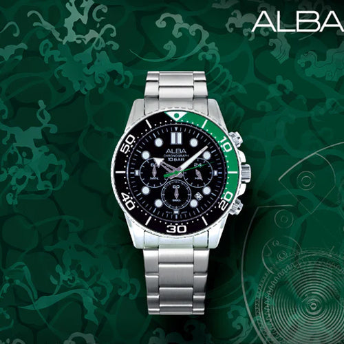 Alba Active  Black Dial Men 45mm AT3J39X1