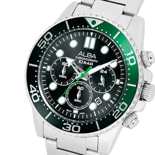 Alba Active  Black Dial Men 45mm AT3J39X1