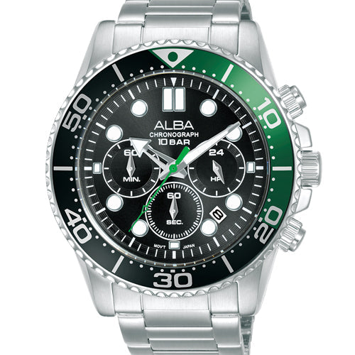 Alba Active  Black Dial Men 45mm AT3J39X1